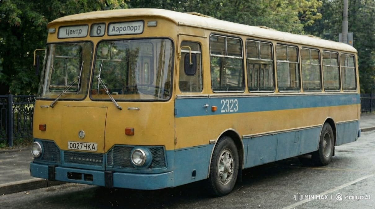 был замечен на старой открытке возле нового автовокзала.